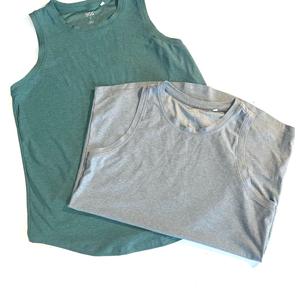 Bundle: DSG Green and Light Gray Athletic Tank Top Set. S